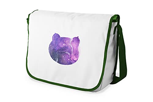 Le Jardin du Lin Digital Bedruckte Messenger Schultaschen mit Khaki Riemen für Mädchen und Jungen, Zurück zur Schule, Kuriertaschen für Schüler, Umhängetaschen, Größe: 29x36 Cm von Le Jardin du Lin