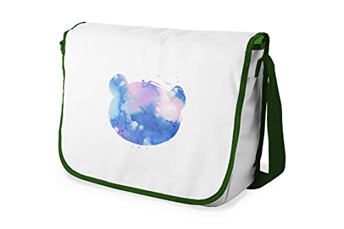 Le Jardin du Lin Digital Bedruckte Messenger Schultaschen mit Khaki Riemen für Mädchen und Jungen, Zurück zur Schule, Kuriertaschen für Schüler, Umhängetaschen, Größe: 29x36 Cm von Le Jardin du Lin