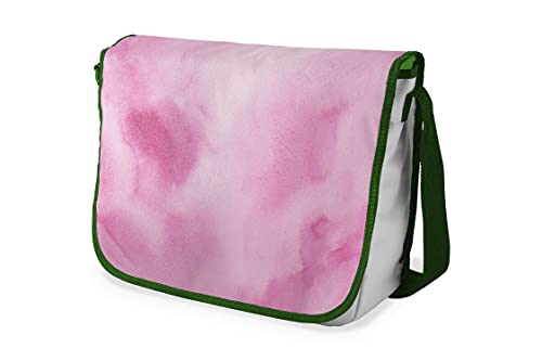 Bonamaison Digital Bedruckte Messenger Schultaschen mit Khaki Riemen für Mädchen und Jungen, Zurück zur Schule, Kuriertaschen für Schüler, Umhängetaschen, Größe: 29x36 cm von Bonamaison