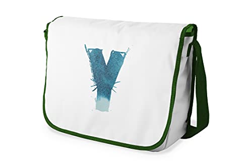 Le Jardin du Lin Digital Bedruckte Messenger Schultaschen mit Khaki Riemen für Mädchen und Jungen, Zurück zur Schule, Kuriertaschen für Schüler, Umhängetaschen, Größe: 29x36 Cm von Le Jardin du Lin