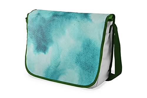 Le Jardin du Lin Digital Bedruckte Messenger Schultaschen mit Khaki Riemen für Mädchen und Jungen, Zurück zur Schule, Kuriertaschen für Schüler, Umhängetaschen, Größe: 29x36 Cm von Le Jardin du Lin