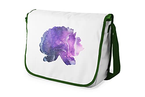 Le Jardin du Lin Digital Bedruckte Messenger Schultaschen mit Khaki Riemen für Mädchen und Jungen, Zurück zur Schule, Kuriertaschen für Schüler, Umhängetaschen, Größe: 29x36 Cm von Le Jardin du Lin