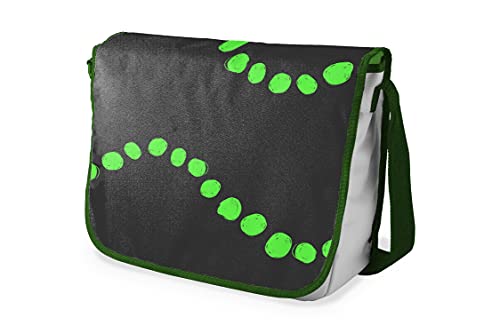 Le Jardin du Lin Digital Bedruckte Messenger Schultaschen mit Khaki Riemen für Mädchen und Jungen, Zurück zur Schule, Kuriertaschen für Schüler, Umhängetaschen, Größe: 29x36 Cm von Le Jardin du Lin