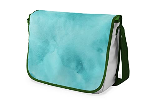 Bonamaison Digital Bedruckte Messenger Schultaschen mit Khaki Riemen für Mädchen und Jungen, Zurück zur Schule, Kuriertaschen für Schüler, Umhängetaschen, Größe: 29x36 cm von Bonamaison