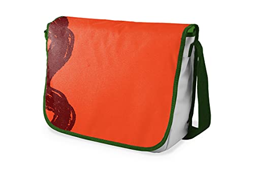 Le Jardin du Lin Digital Bedruckte Messenger Schultaschen mit Khaki Riemen für Mädchen und Jungen, Zurück zur Schule, Kuriertaschen für Schüler, Umhängetaschen, Größe: 29x36 Cm von Le Jardin du Lin