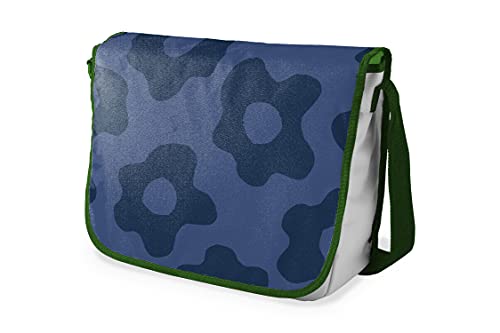 Le Jardin du Lin Digital Bedruckte Messenger Schultaschen mit Khaki Riemen für Mädchen und Jungen, Zurück zur Schule, Kuriertaschen für Schüler, Umhängetaschen, Größe: 29x36 Cm von Le Jardin du Lin