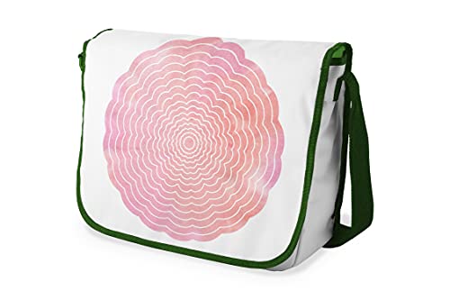 Le Jardin du Lin Digital Bedruckte Messenger Schultaschen mit Khaki Riemen für Mädchen und Jungen, Zurück zur Schule, Kuriertaschen für Schüler, Umhängetaschen, Größe: 29x36 Cm von Le Jardin du Lin