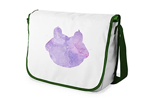 Le Jardin du Lin Digital Bedruckte Messenger Schultaschen mit Khaki Riemen für Mädchen und Jungen, Zurück zur Schule, Kuriertaschen für Schüler, Umhängetaschen, Größe: 29x36 Cm von Le Jardin du Lin