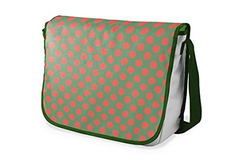 Le Jardin du Lin Digital Bedruckte Messenger Schultaschen mit Khaki Riemen für Mädchen und Jungen, Zurück zur Schule, Kuriertaschen für Schüler, Umhängetaschen, Größe: 29x36 Cm von Le Jardin du Lin