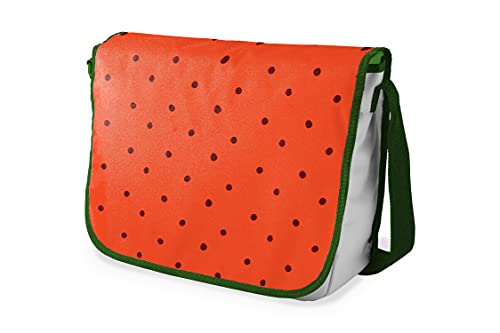 Le Jardin du Lin Digital Bedruckte Messenger Schultaschen mit Khaki Riemen für Mädchen und Jungen, Zurück zur Schule, Kuriertaschen für Schüler, Umhängetaschen, Größe: 29x36 Cm von Le Jardin du Lin