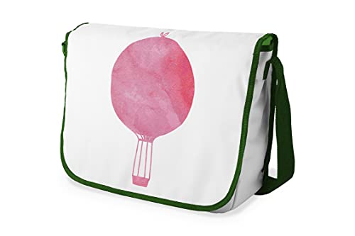 Le Jardin du Lin Digital Bedruckte Messenger Schultaschen mit Khaki Riemen für Mädchen und Jungen, Zurück zur Schule, Kuriertaschen für Schüler, Umhängetaschen, Größe: 29x36 Cm von Le Jardin du Lin