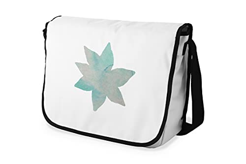 Le Jardin du Lin Digital Bedruckte Messenger Schultaschen mit Schwarzem Riemen für Mädchen und Jungen, Zurück zur Schule, Kuriertaschen für Schüler, Umhängetaschen, Größe: 29x36 Cm von Le Jardin du Lin