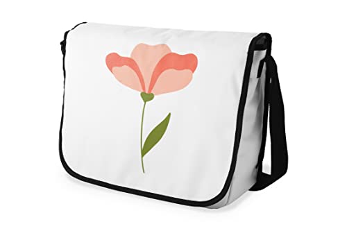 Le Jardin du Lin Digital Bedruckte Messenger Schultaschen mit Schwarzem Riemen für Mädchen und Jungen, Zurück zur Schule, Kuriertaschen für Schüler, Umhängetaschen, Größe: 29x36 Cm von Le Jardin du Lin