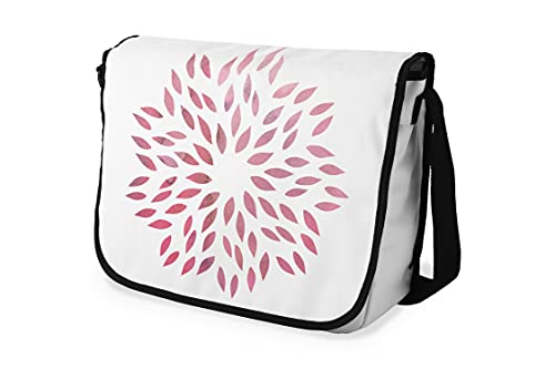 Le Jardin du Lin Digital Bedruckte Messenger Schultaschen mit Schwarzem Riemen für Mädchen und Jungen, Zurück zur Schule, Kuriertaschen für Schüler, Umhängetaschen, Größe: 29x36 Cm von Le Jardin du Lin