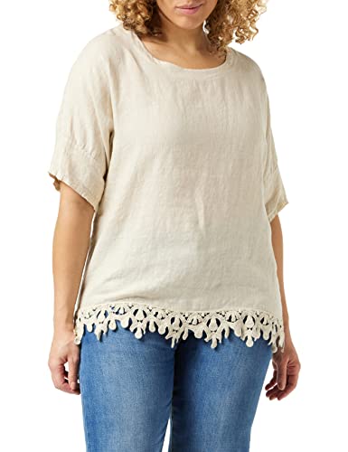 Le Jardin du Lin Damen Blouse, Beige, 40(FR 42) von Le Jardin du Lin