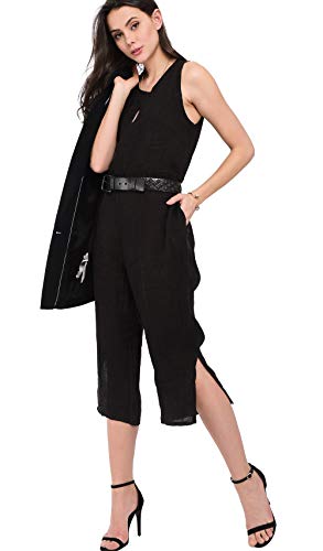 Le Jardin du Lin Damen Trlsc101259 Jumpsuit, Schwarz, 42 (XL) von Le Jardin du Lin