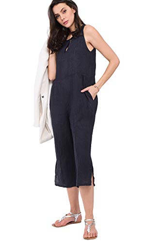 Le Jardin du Lin Damen Trlsc101267 Jumpsuit, Marine, 40 EU von Le Jardin du Lin