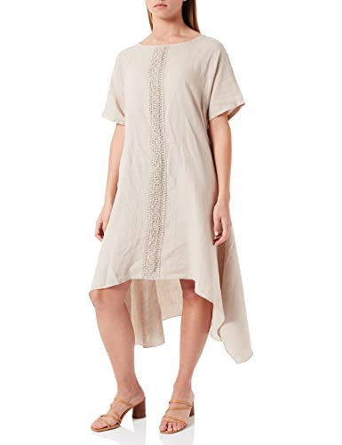 Le Jardin du Lin Damen Casual Dress, Beige, 34(FR 36) von Bonamaison