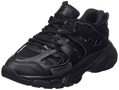 Bonateks Damen DEFRBY100034 Sneaker, Black, 39 EU Schmal von Bonateks