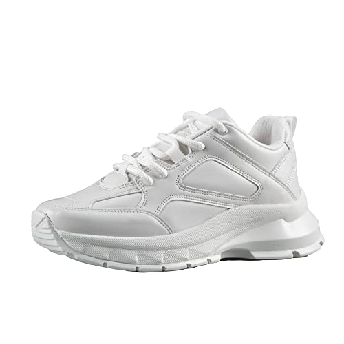 Bonateks Damen DEFRBY100158 Sneaker, White, 37 EU Schmal von Bonateks