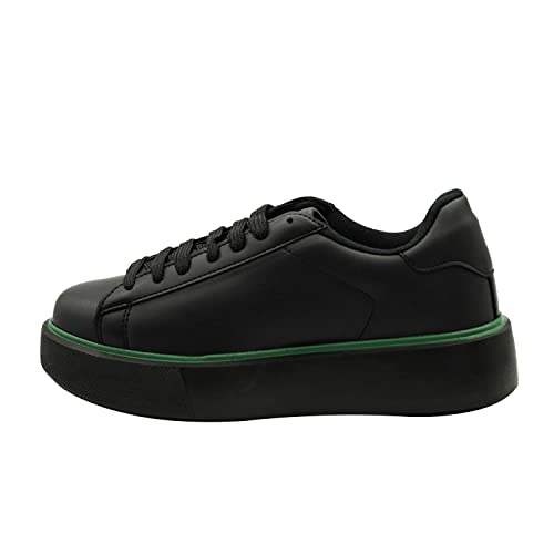 Bonateks Damen DEFRB100254 Sneaker, Black, 38 EU Schmal von Bonateks