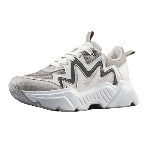 Bonateks Damen DEFRBY100132 Sneaker, Beige, 36 EU Schmal Bonateks Damen DEFRBY100132 Sneaker, Beige, 36 EU Schmal von Bonateks