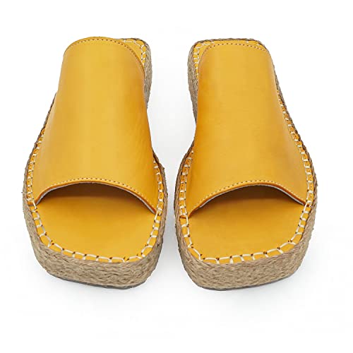 Bonateks Damen DERBTRLK100227 Wedge Sandal, Orange, 37 EU Bonateks Damen DERBTRLK100227 Wedge Sandal, Orange, 37 EU von Bonateks
