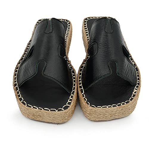 Bonateks Damen DERBTRLKY100154 Wedge Sandal, Black, 39 EU Bonateks Damen DERBTRLKY100154 Wedge Sandal, Black, 39 EU von Bonateks