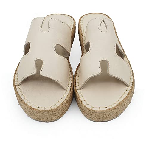 Bonateks Damen DERBTRLKY100263 Wedge Sandal, Beige, 38 EU Bonateks Damen DERBTRLKY100263 Wedge Sandal, Beige, 38 EU von Bonateks