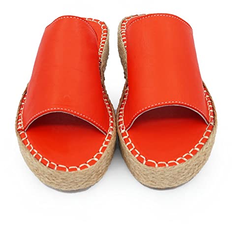 Bonateks Damen DERBTRLKY100333 Wedge Sandal, Red, 38 EU Bonateks Damen DERBTRLKY100333 Wedge Sandal, Red, 38 EU von Bonateks