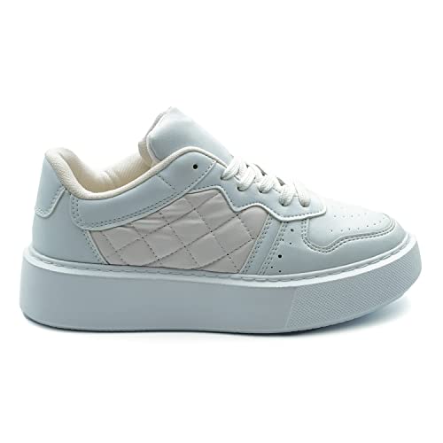 Bonateks Damen Frfrb100320 Sneaker, weiß, 39 EU Schmal von Bonateks