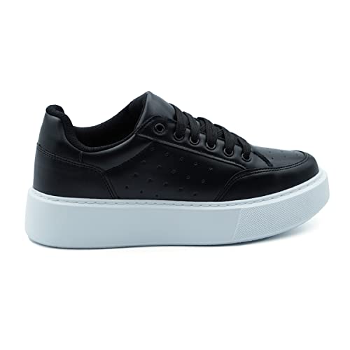 Bonateks Damen Frfrb100330 Sneaker, Schwarz, 39 EU Schmal Bonateks Damen Frfrb100330 Sneaker, Schwarz, 39 EU Schmal von Bonateks