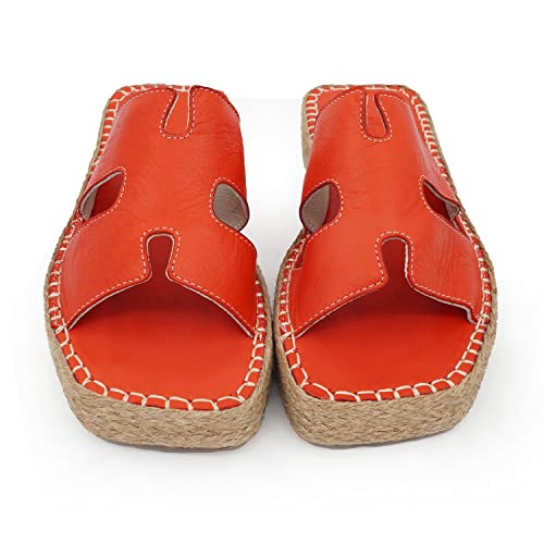 Bonateks Damen Frrbtrlk100183 Wedge Sandal, rot, 38 EU von Bonateks