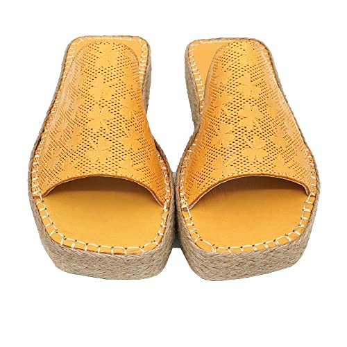 Bonateks Damen Frrbtrlky100026 Wedge Sandal, Orange, 36 EU Bonateks Damen Frrbtrlky100026 Wedge Sandal, Orange, 36 EU von Bonateks