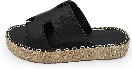 Bonateks Damen Frrbtrlky100252 Wedge Sandal, Schwarz, 37 EU von Bonateks