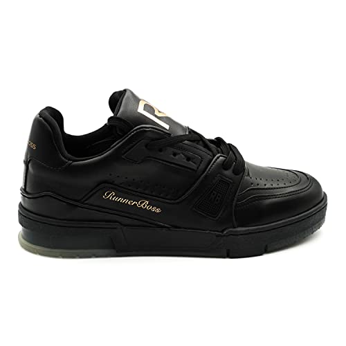 Bonateks Herren Defrb100230 Sneaker, Black, 43 EU Schmal von Bonateks