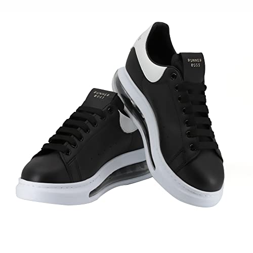 Bonateks Herren DEFRBY100212 Sneaker, Black, 40 EU Schmal von Bonateks