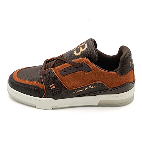 Bonateks Herren DEFRBY100234 Sneaker, Brown, 42 EU Schmal von Bonateks