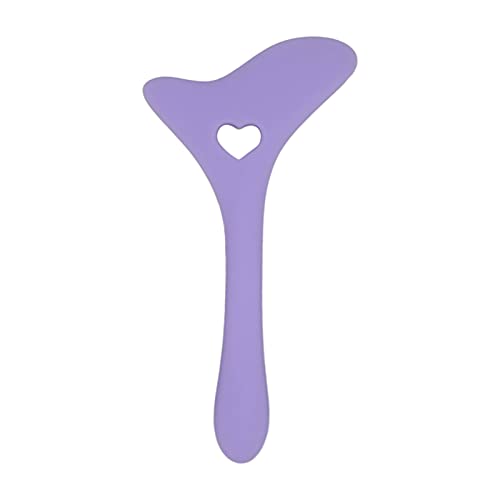 Bonbela Cream Applicator Eyeliner Aid, Silicon Eyeliner Aid Pinsel Wimpern und Zeichnen von Eyeliner, Zeichnen von Lidschatten, Hilfslippenstiftpositionierung, Silikonmaterial, (Violett) von Bonbela