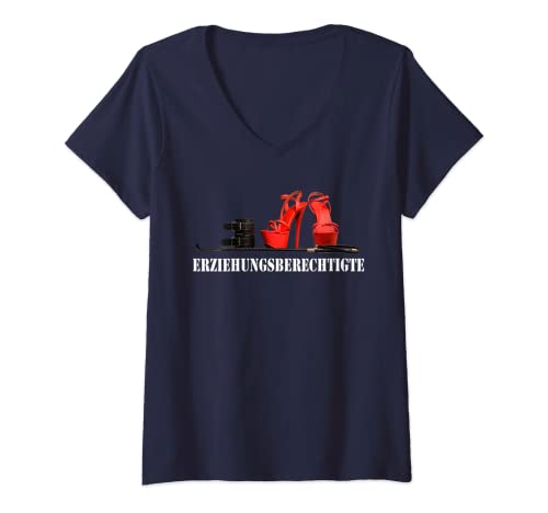 Damen Erziehungsberechtigte BDSM Lustiges T-Shirt mit V-Ausschnitt Damen Erziehungsberechtigte BDSM Lustiges T-Shirt mit V-Ausschnitt von Bondage - BDSM - Geschenke