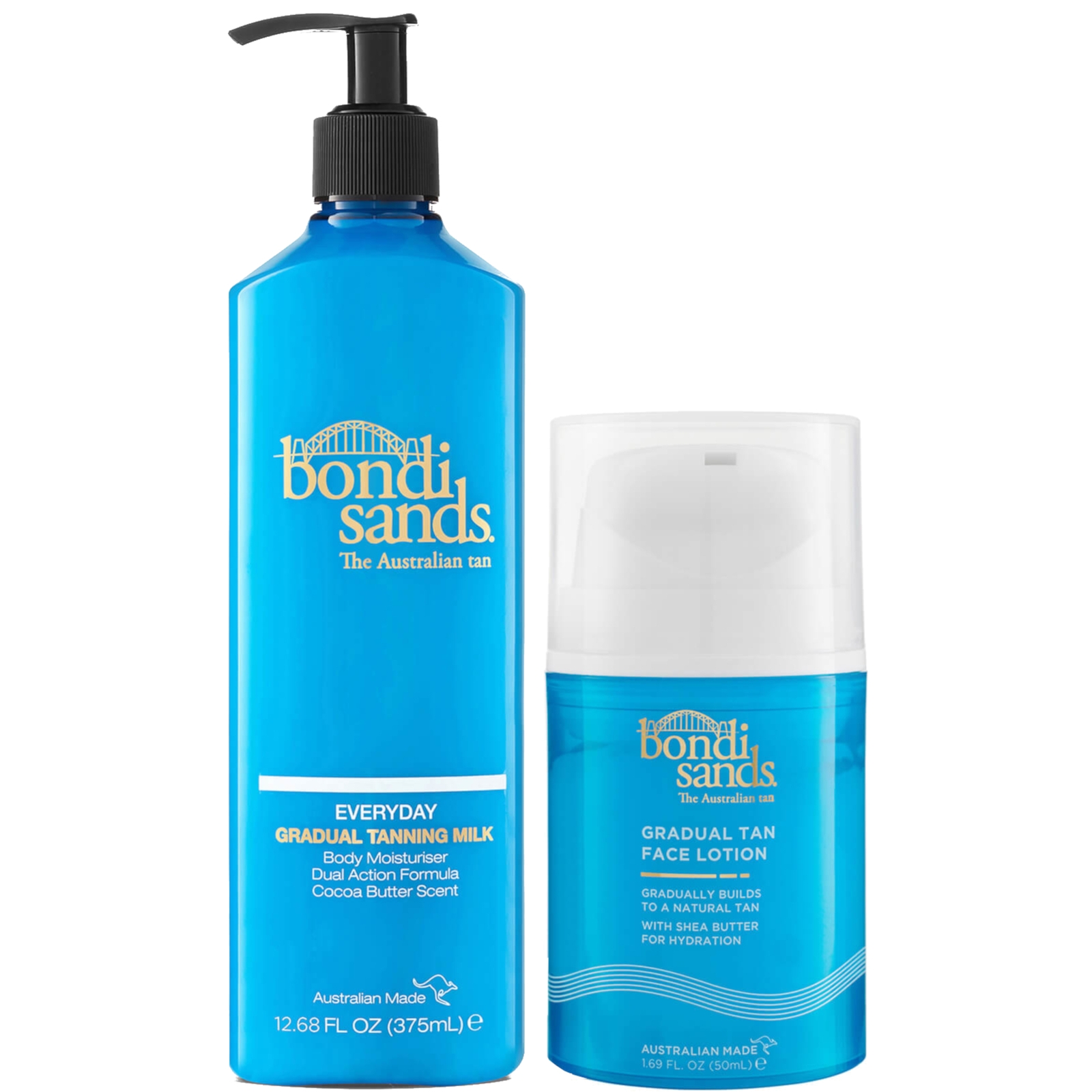 Bondi Sands Gradual Tanning Milk and Gradual Tanning Face Lotion Duo von Bondi Sands