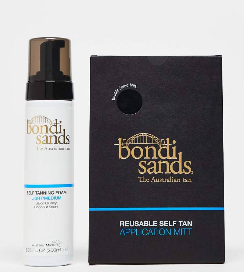 Bondi Sands - Selbstbräunungsschaum - Set mit Light Medium-Ausführung und Applikationshandschuh (im Wert von 22,50 €)-Keine Farbe von Bondi Sands