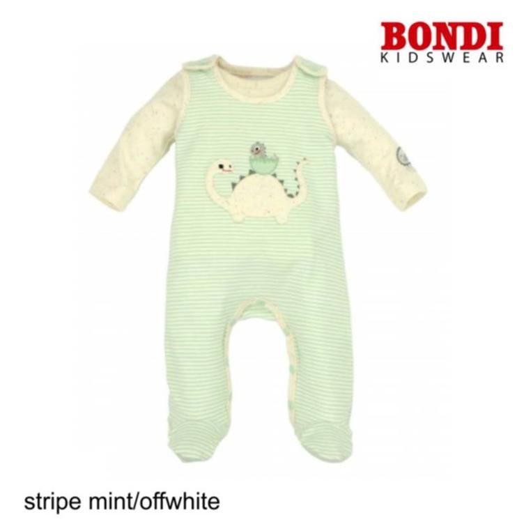 BONDI 2tlg. Strampler unisex grün von Bondi