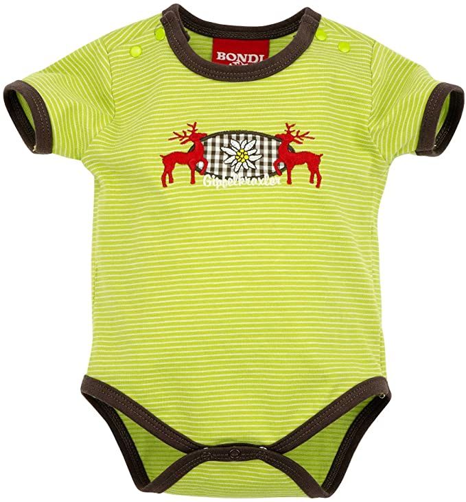 BONDI Gipfelkraxler Body Junge stripe grün/weiss von Bondi