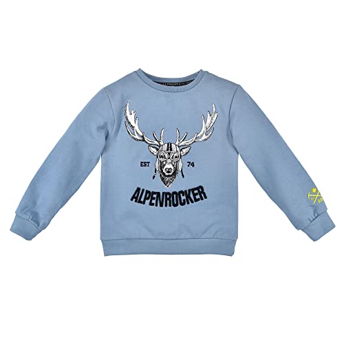 Bondi Jungen Sweatshirt Alpenrocker 29906 | Blau 134 von Bondi