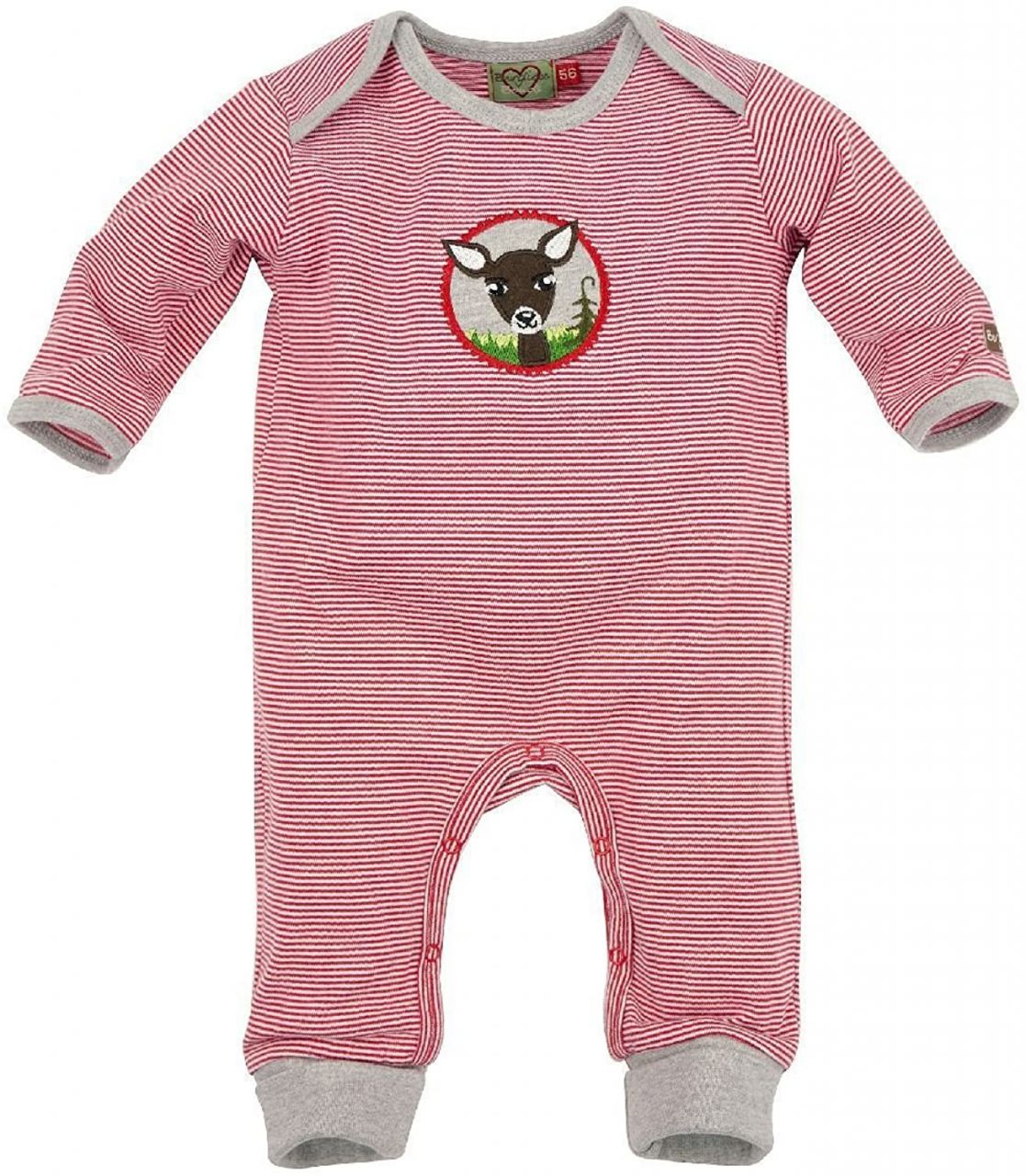 BONDI Kinder Trachten Overall Rehkitz, rot/weiß von Bondi