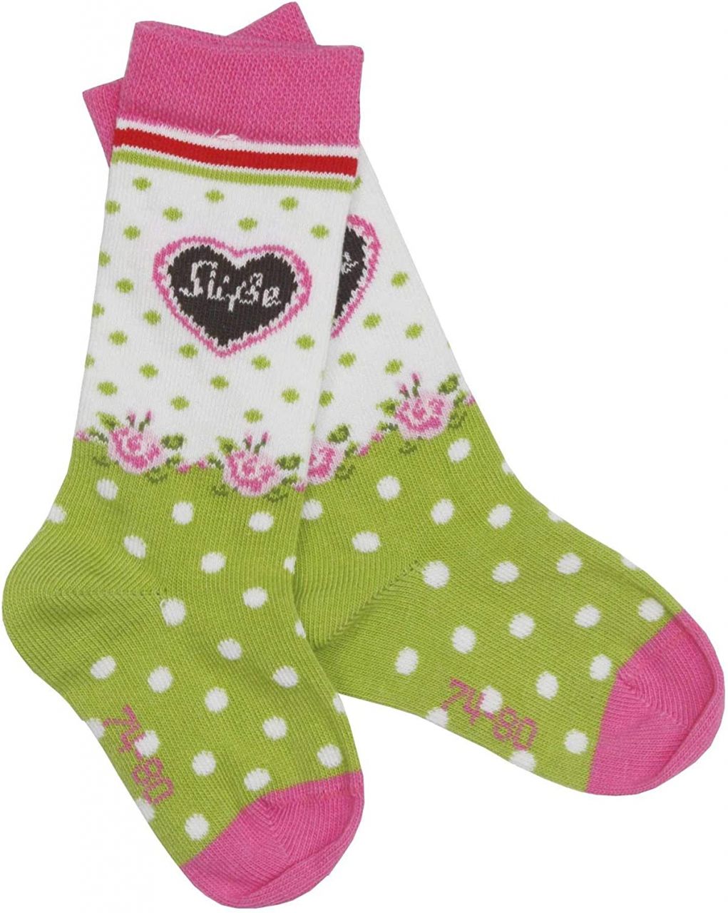 BONDI Mädchen Baby Kniestrümpfe ´Alpenglück´ in rosa grün von Bondi