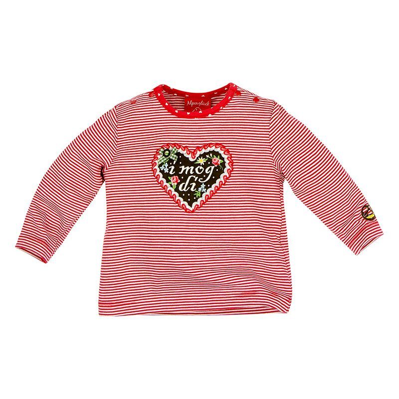 BONDI Shirt Herz Alpenglück langarm i mog di von Bondi