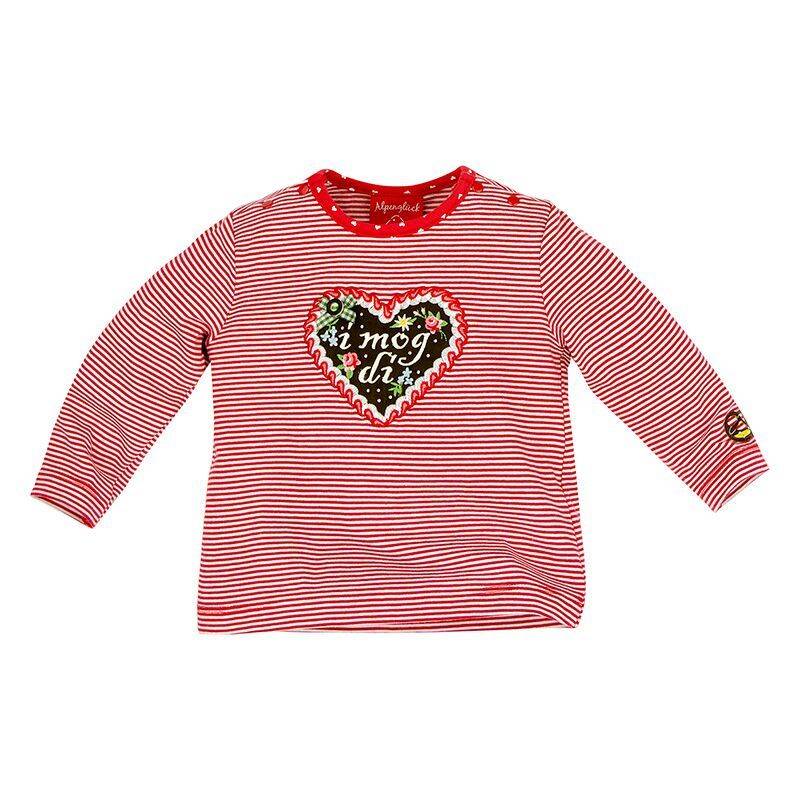 BONDI Shirt Herz Alpenglück langarm i mog di von Bondi