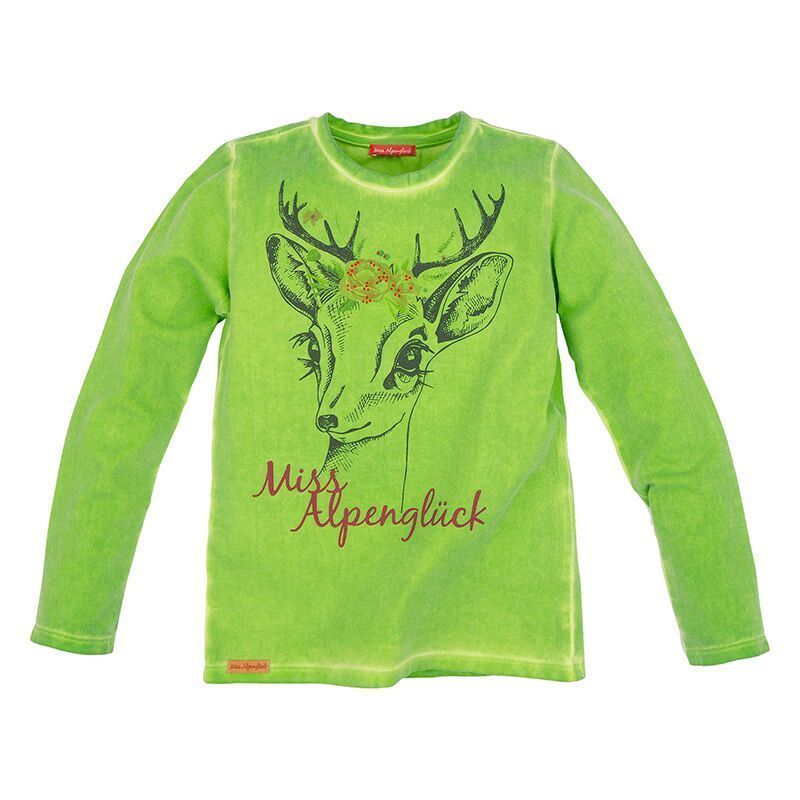 BONDI Tracht Longsleeve Mädchen Reh von Bondi